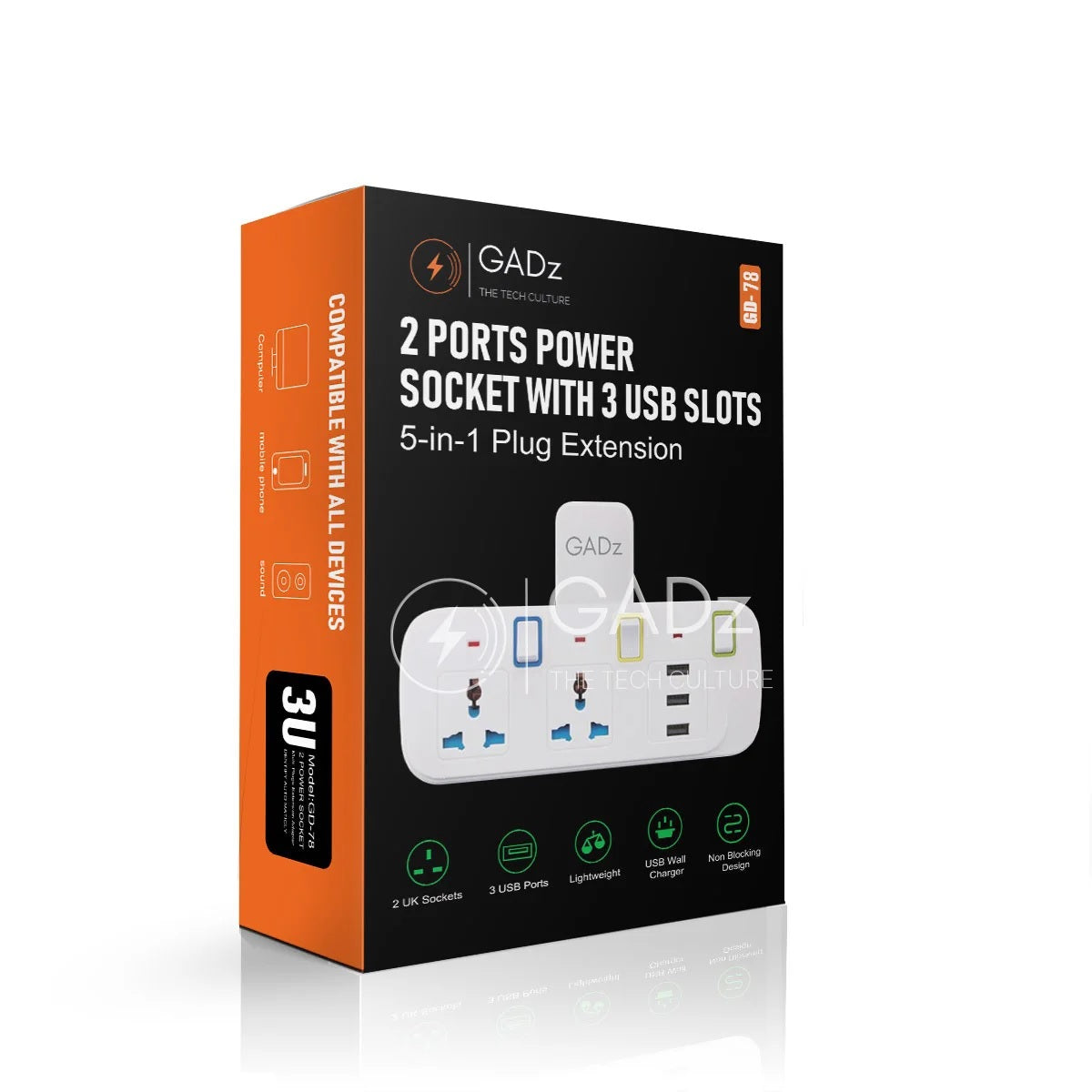 Gadz 2 Ports Powersocket Gadz 2 Ports Powersocket